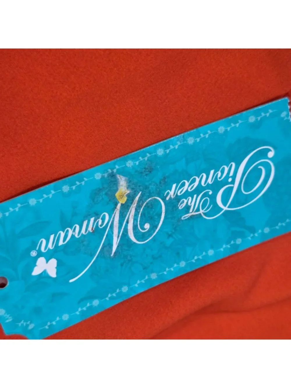 The Pioneer Woman Kimono Duster Womens 2X 3X Orange Blue Floral Butterfly Cover - Picture 9 of 11